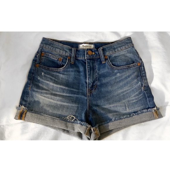 Madewell High Rise Denim Shorts - Picture 6 of 8